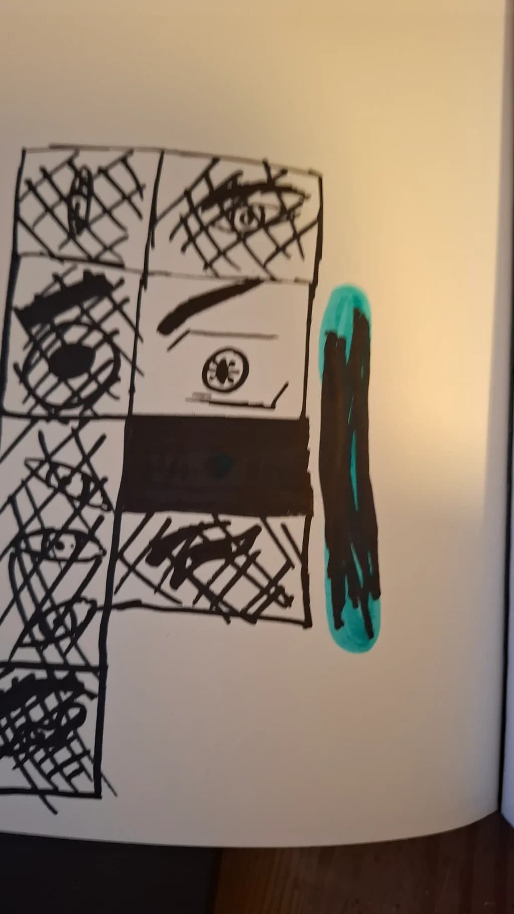Fragmented Visions: An Exploration of Emotion Through Abstract Lines and Shapes