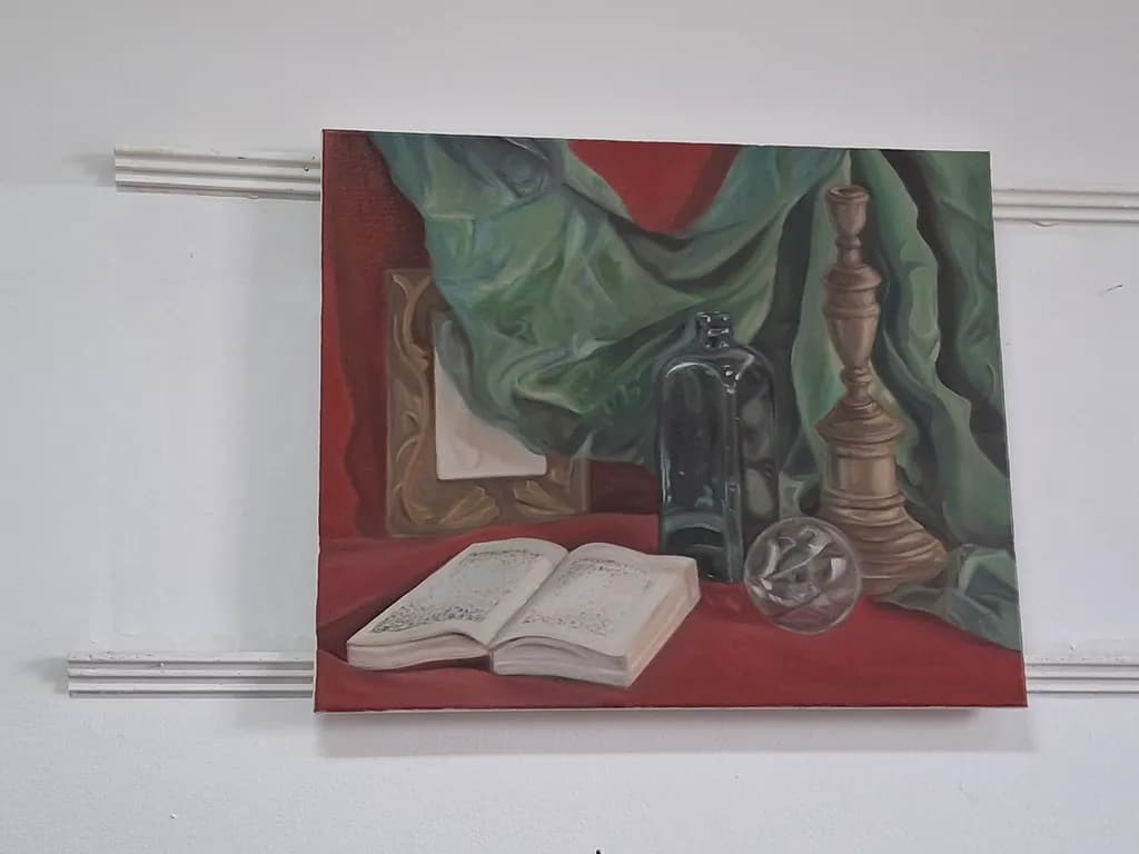 Whispers of Time: A Still Life of Knowledge and Reflection