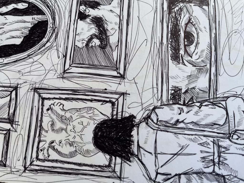 "Reflections of Curiosity: An Introspective Journey Through Art"