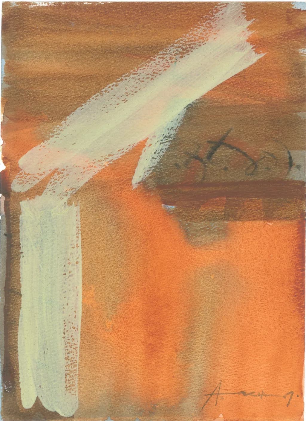Whispers of Earth: An Abstract Journey Through Warm Tones and Textures