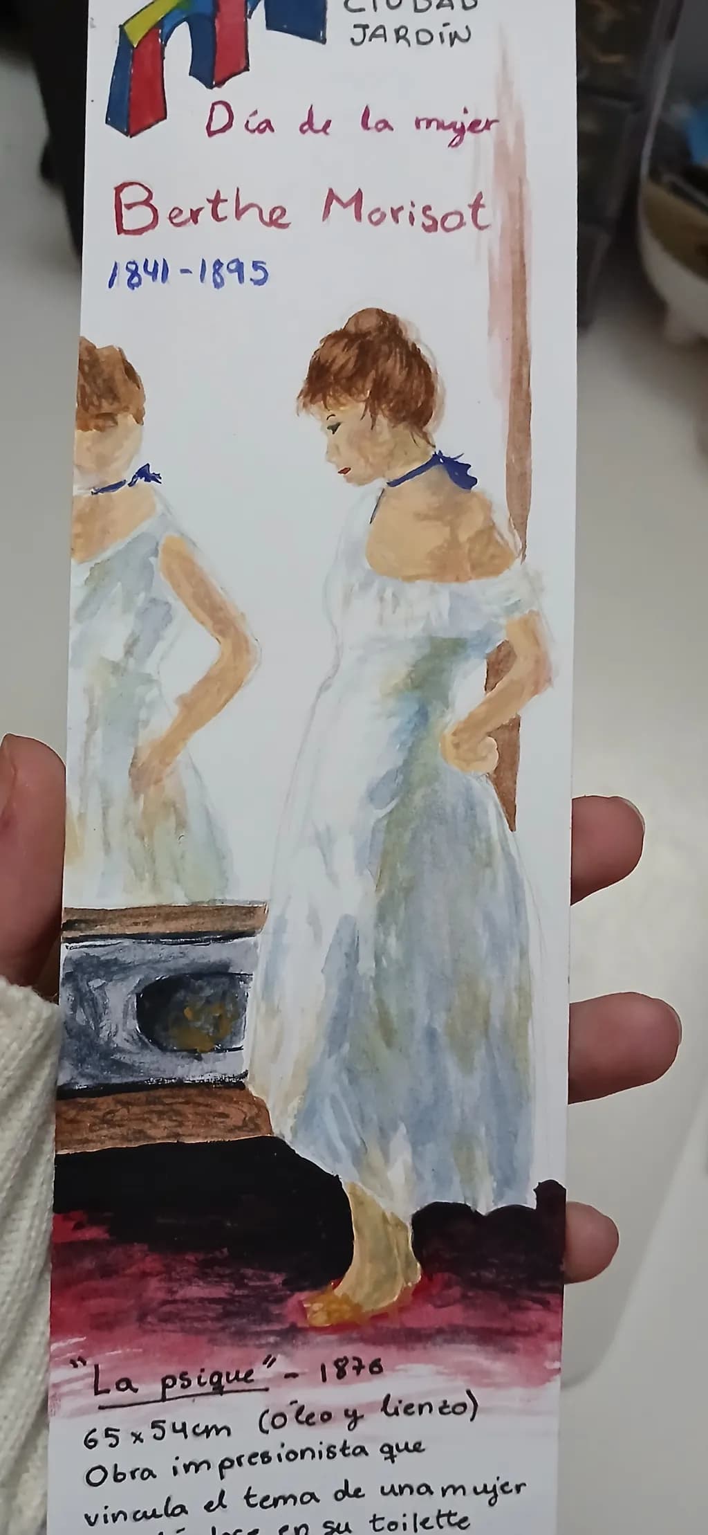 Whispers of Reflection: A Tribute to Berthe Morisot's "La Psyche" (1876)