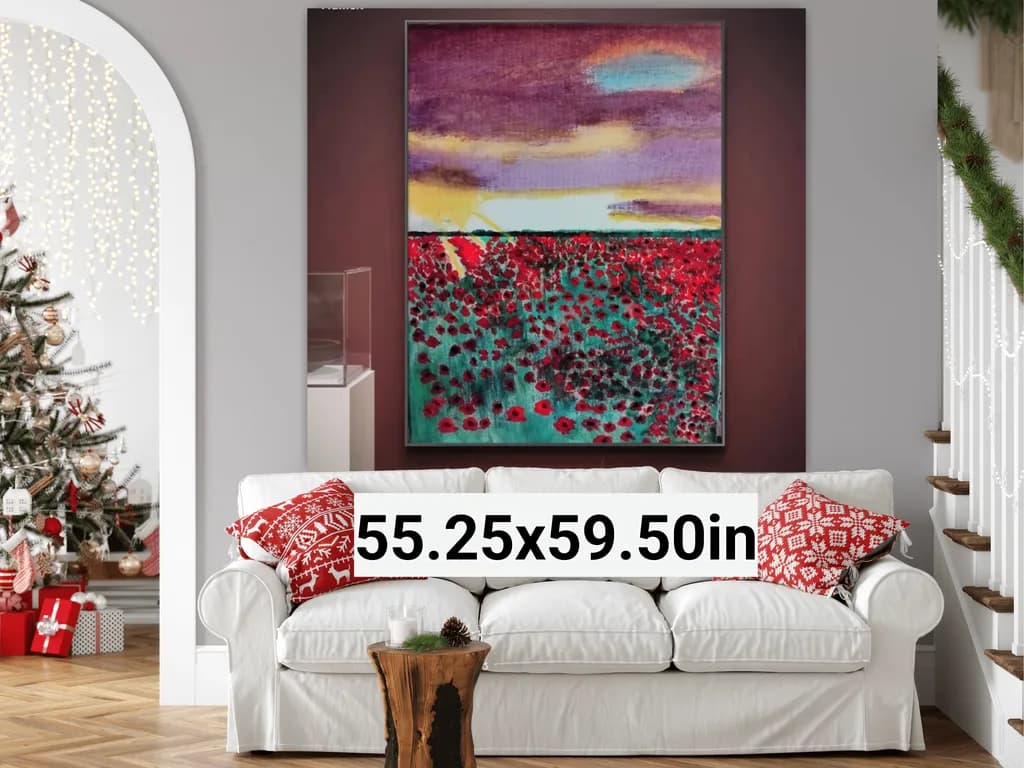 Vibrant Fields of Emotion: A Colorful Journey Through Nature's Palette