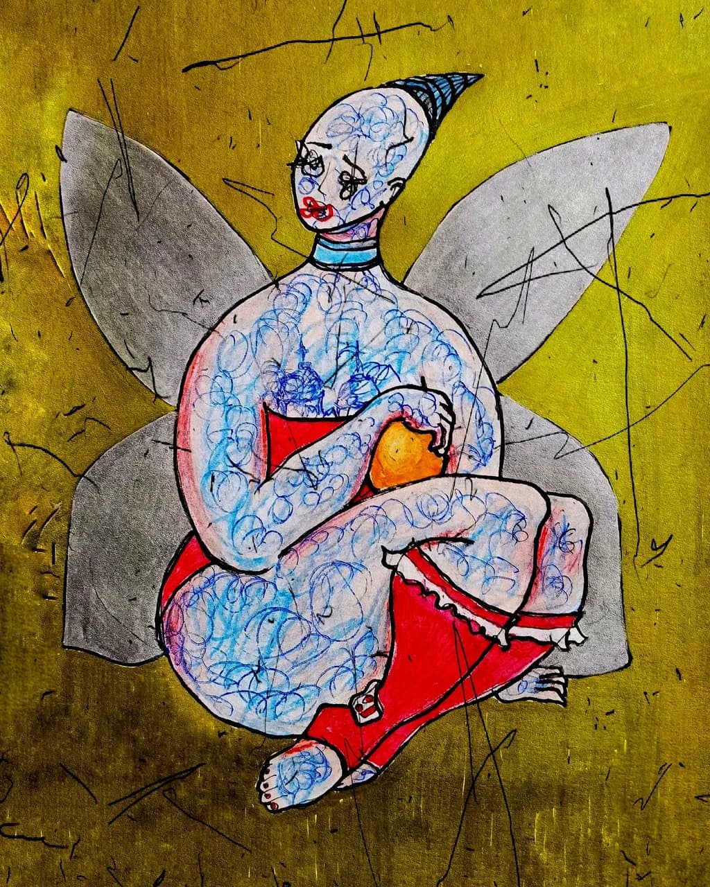 Whimsical Guardian: A Playful Fusion of Fantasy and Emotion