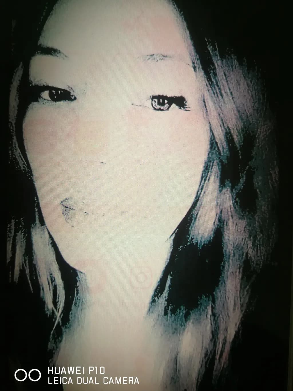 Mysterious Portrait: An Abstract Expression of Contrast and Emotion