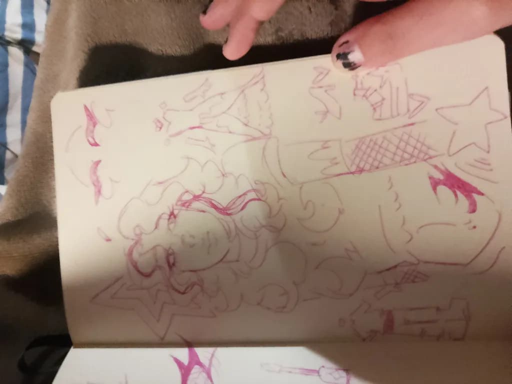 Whimsical Dreams: A Playful Exploration of Fantasy and Self-Expression in Sketch Form