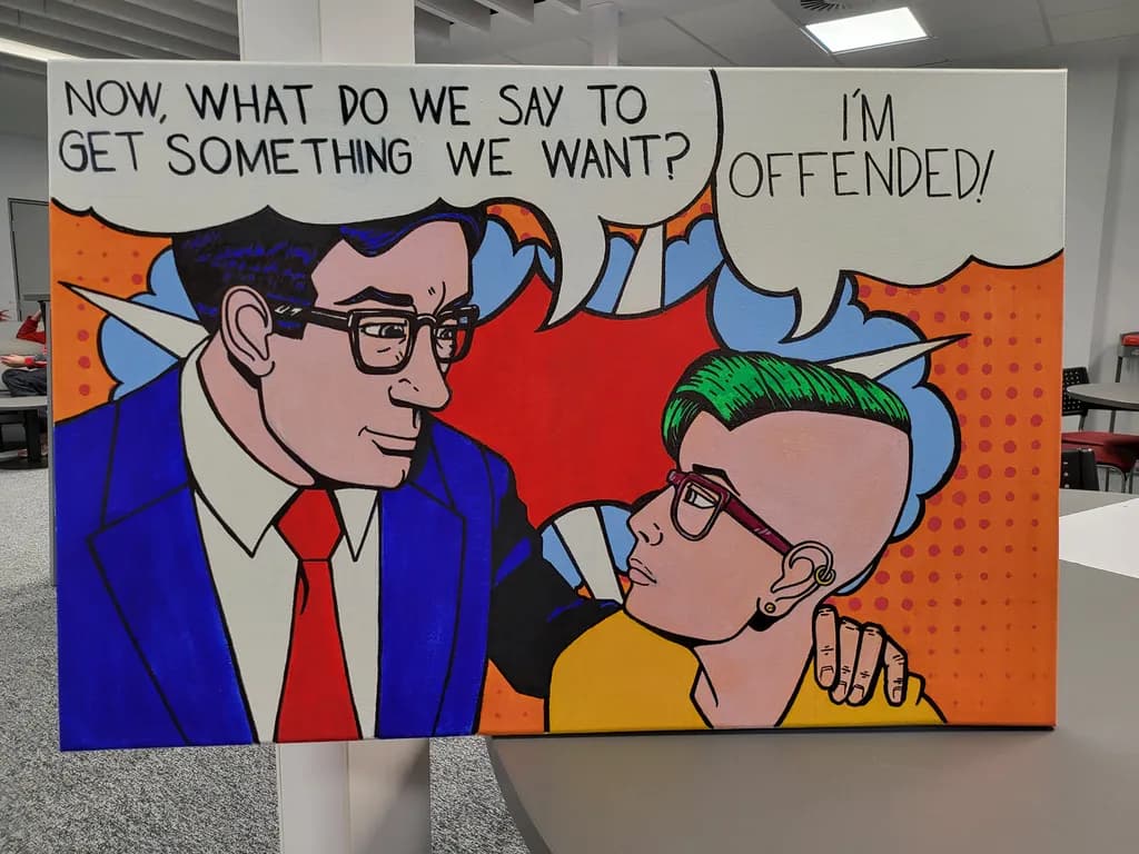 "Confronting Offense: A Bold Dialogue on Expectations and Reactions"