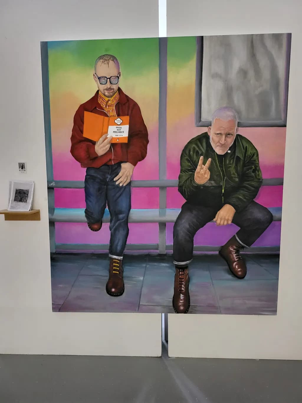 Urban Reflections: A Dual Portrait of Attitude and Identity