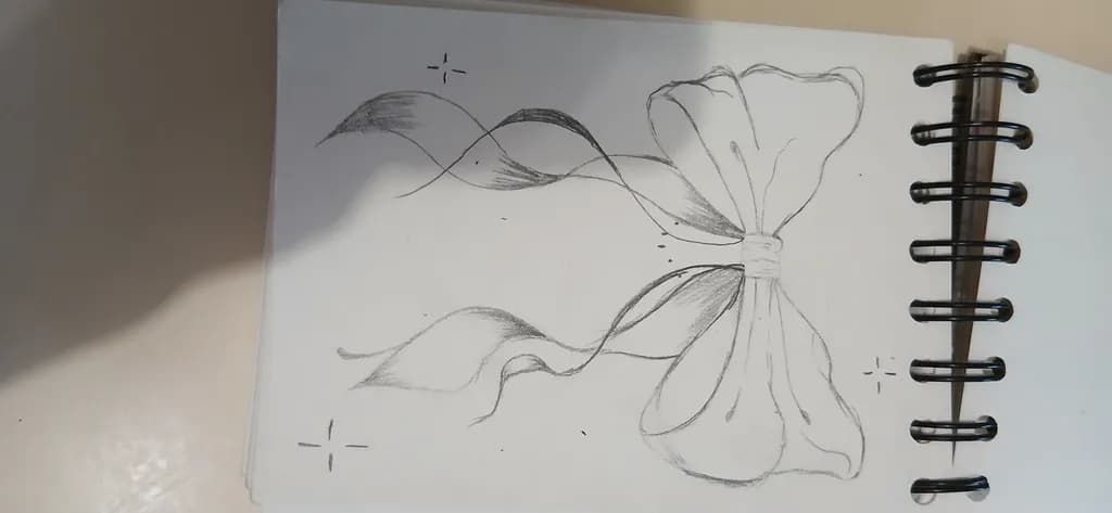 Whimsical Elegance: A Delicate Bow in Motion