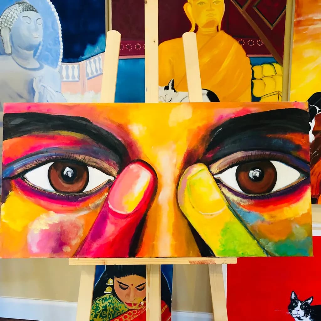 Colorful Gaze