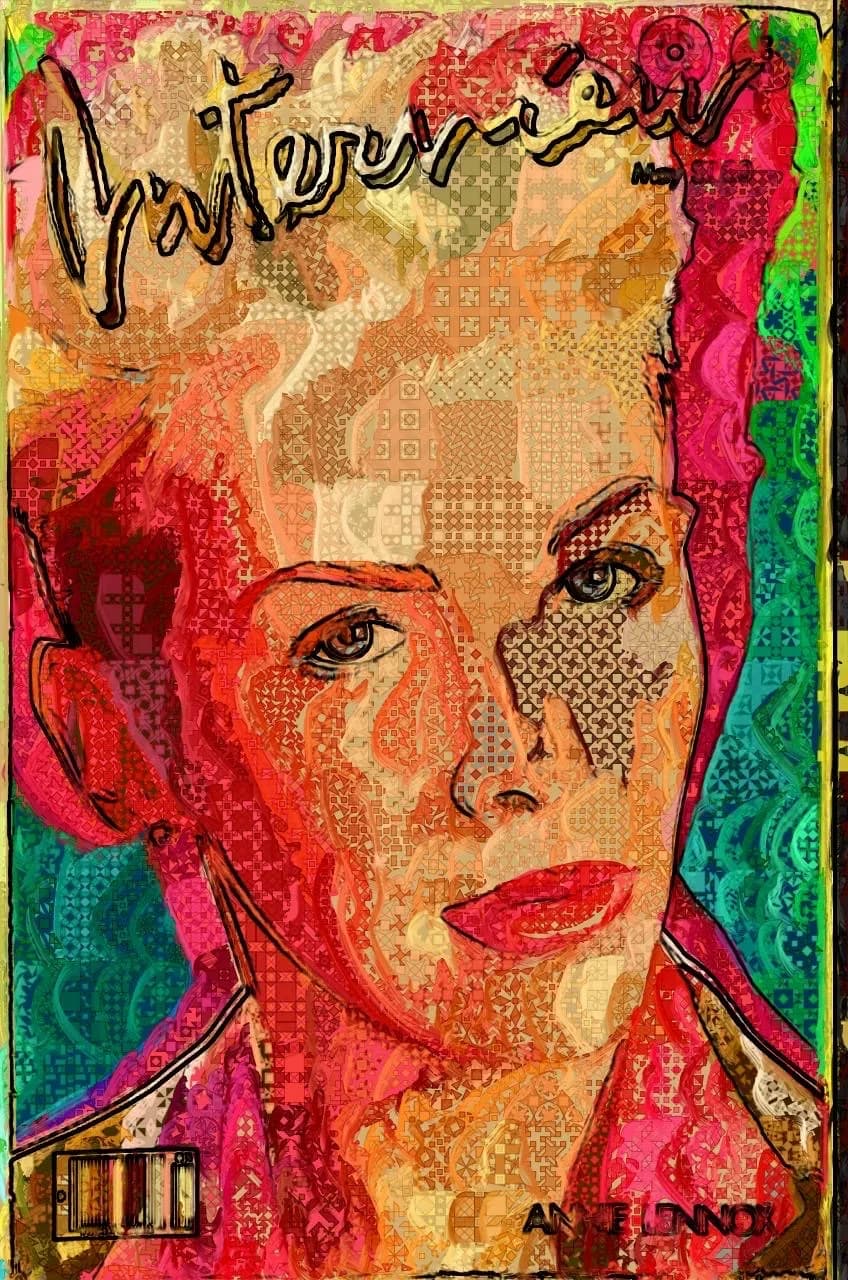 Vibrant Echoes: A Modern Portrait of Emotion and Identity