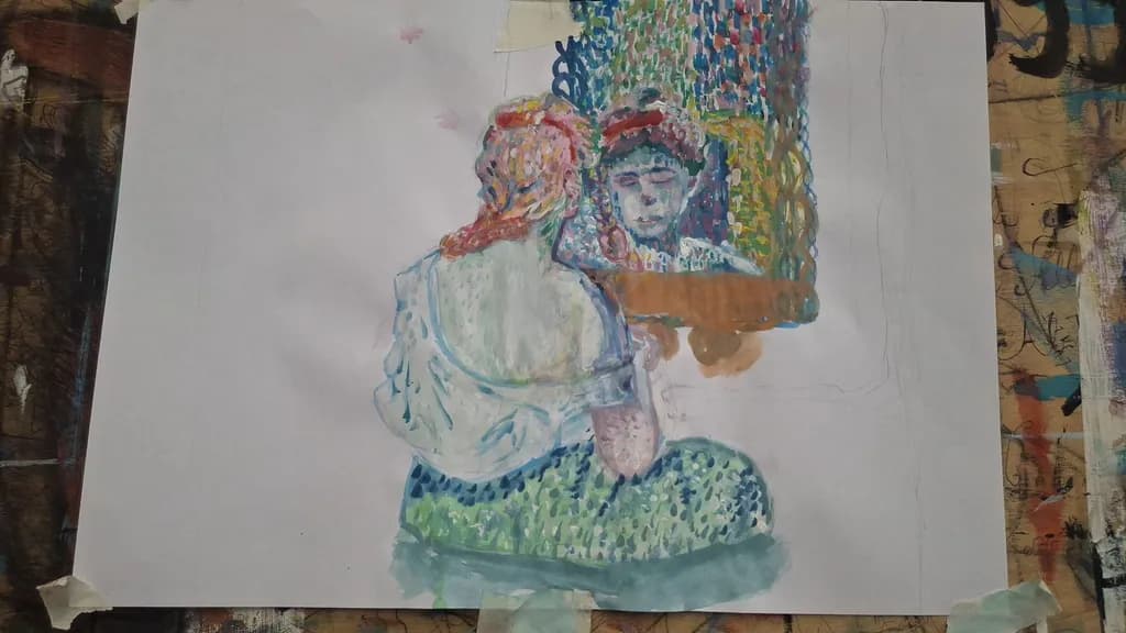 Reflections of Self: A Colorful Journey into Introspection
