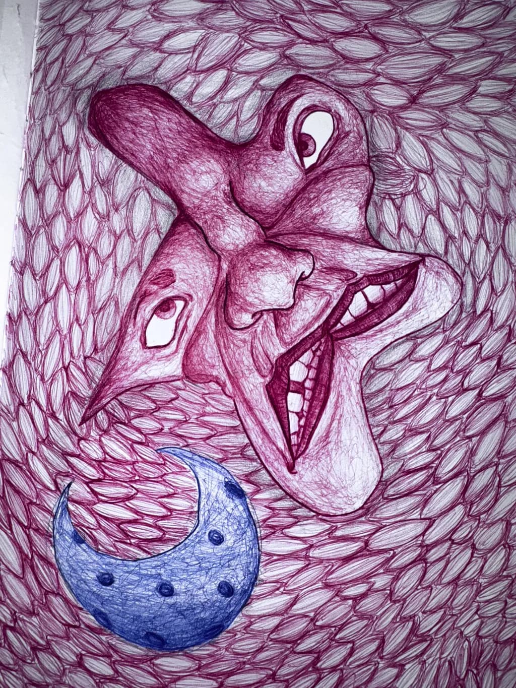 Whispers of the Moon: A Surreal Dance of Faces and Dreams