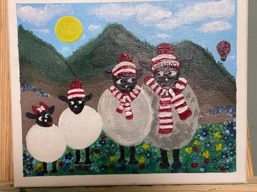Whimsical Winter Sheep: A Cozy Family Adventure in the Countryside
