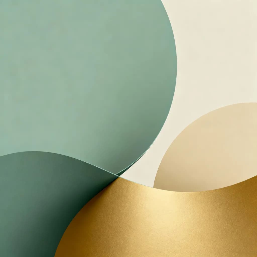 Serene Geometry: A Minimalist Dance of Color and Texture