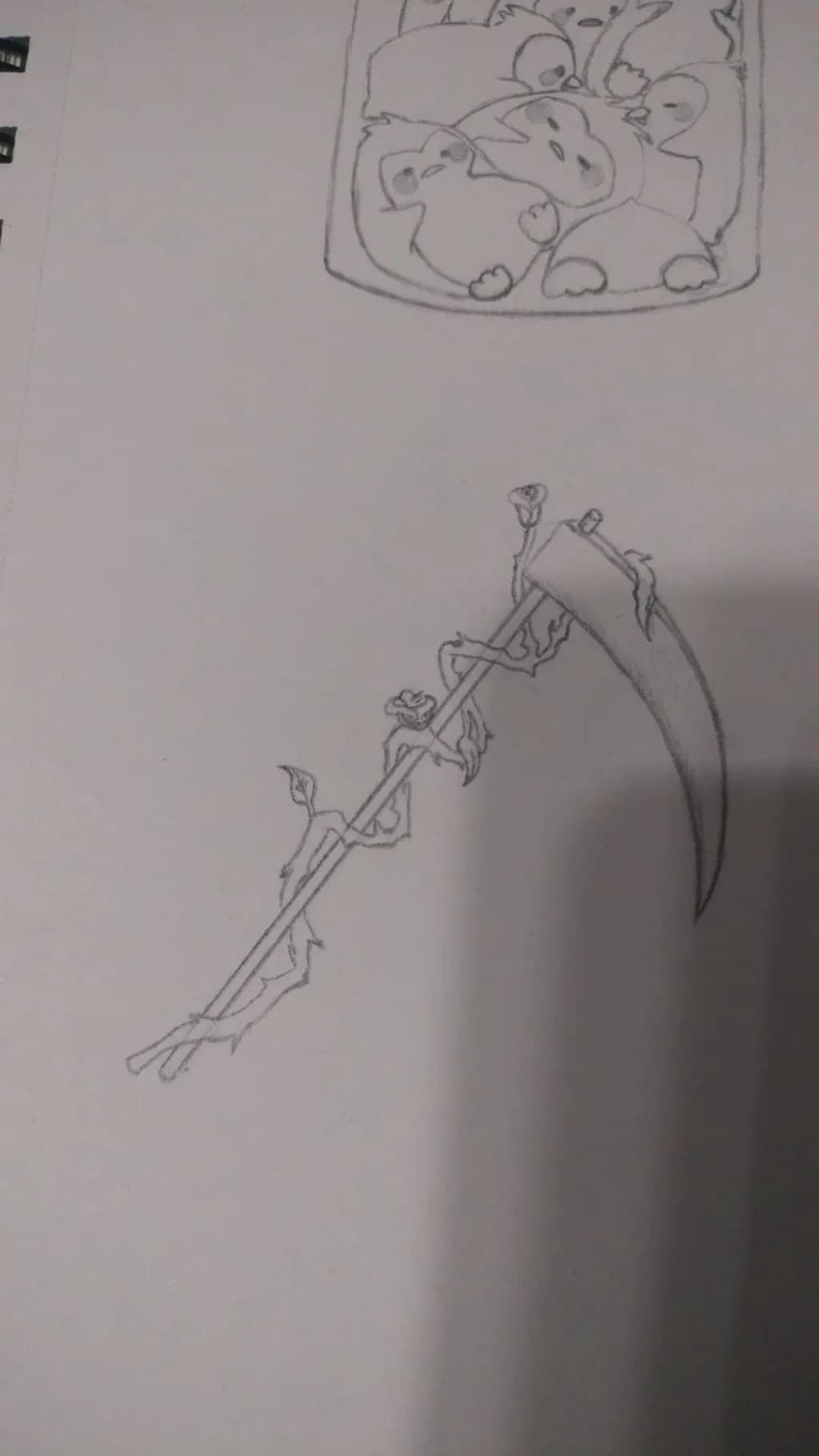 Whispers of Nature: The Enchanted Scythe of Blooms