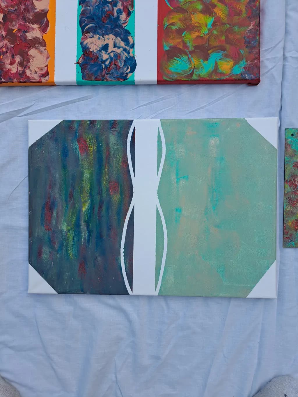 Ethereal Harmony: A Dance of Color and Form in Abstract Art