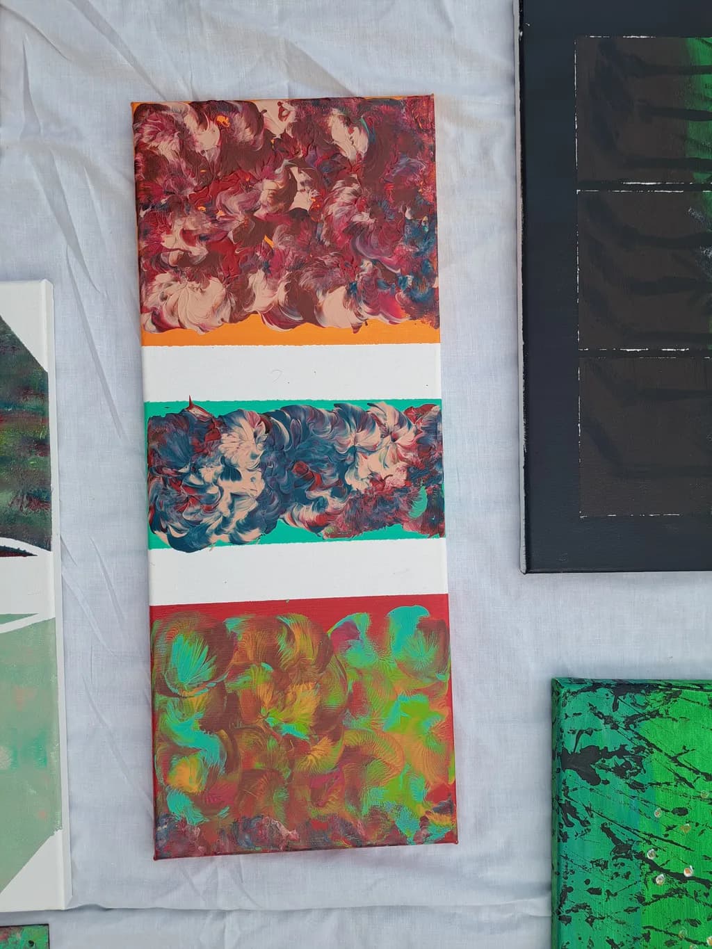 Vibrant Harmony: A Dance of Color and Texture in Abstract Art