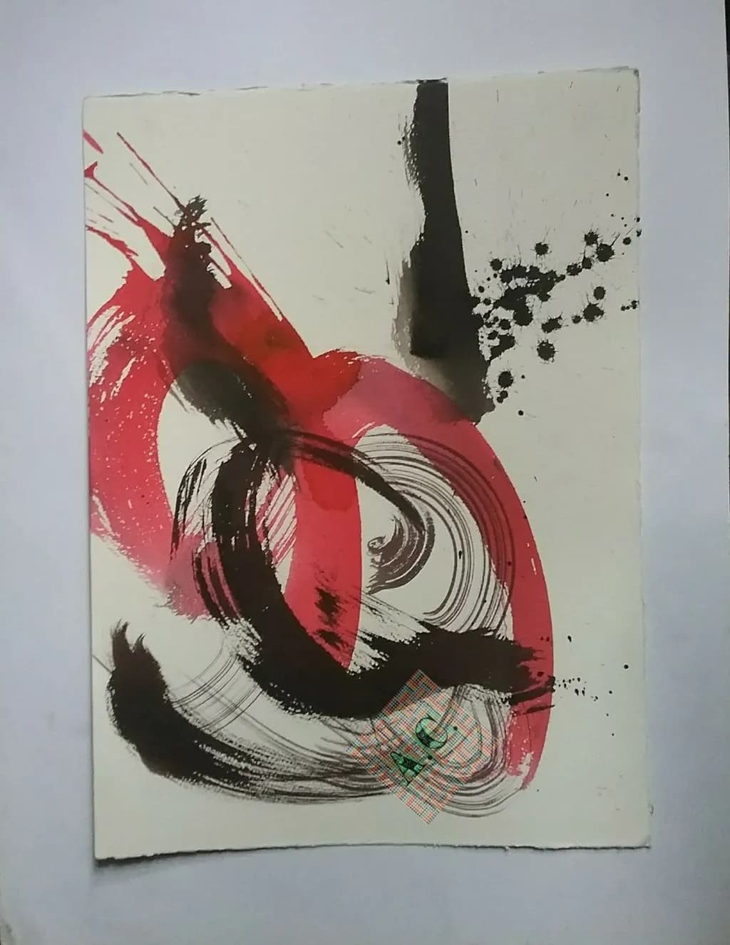 Vibrant Whirls: An Abstract Expression of Color and Texture