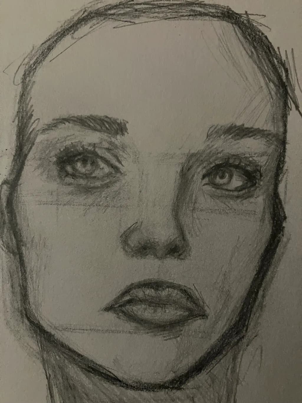 Whispers of Emotion: A Realistic Portrait Sketch Capturing the Depth of Expression