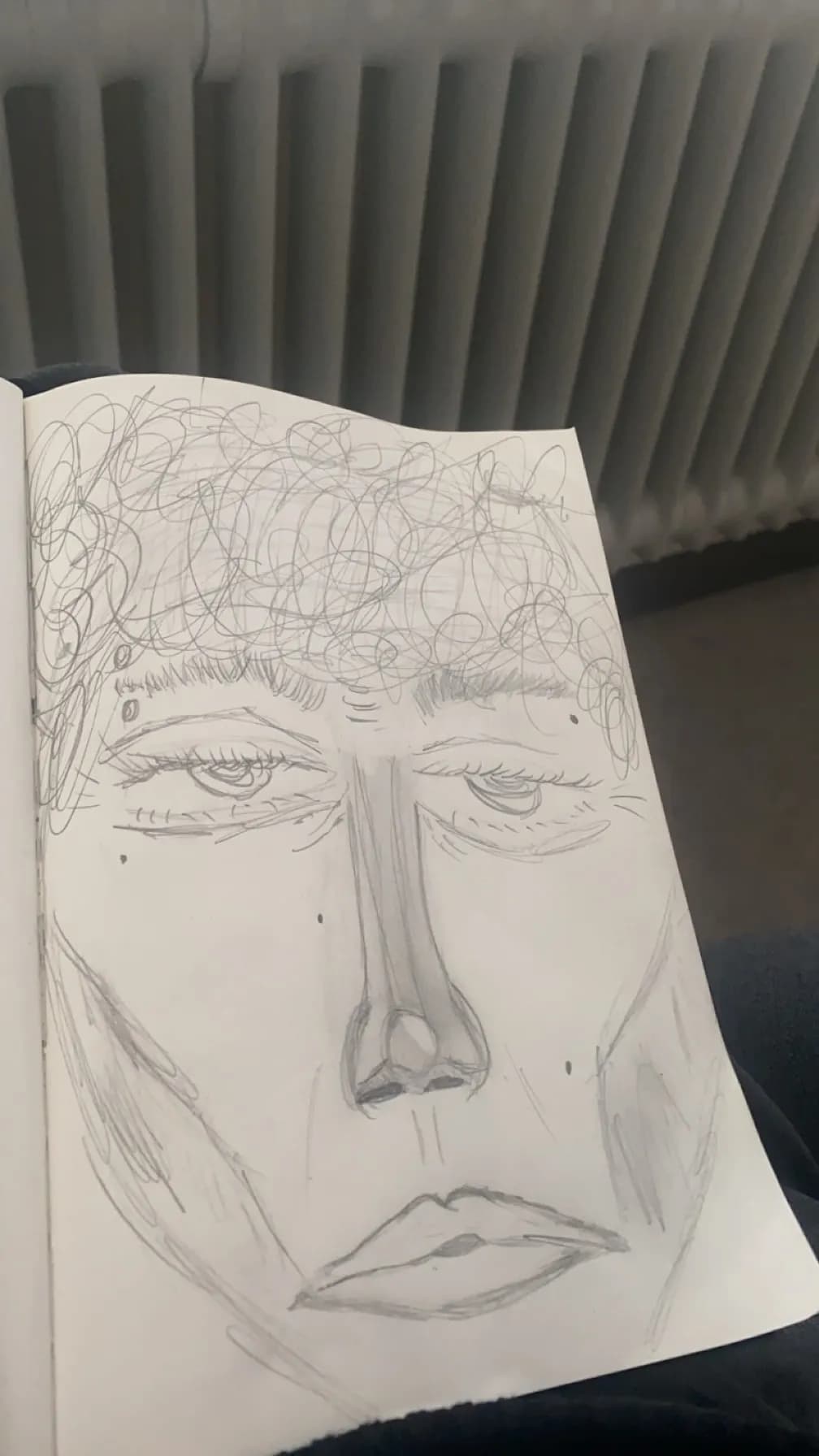 Whispers of Emotion: An Abstract Portrait in Lines and Expression
