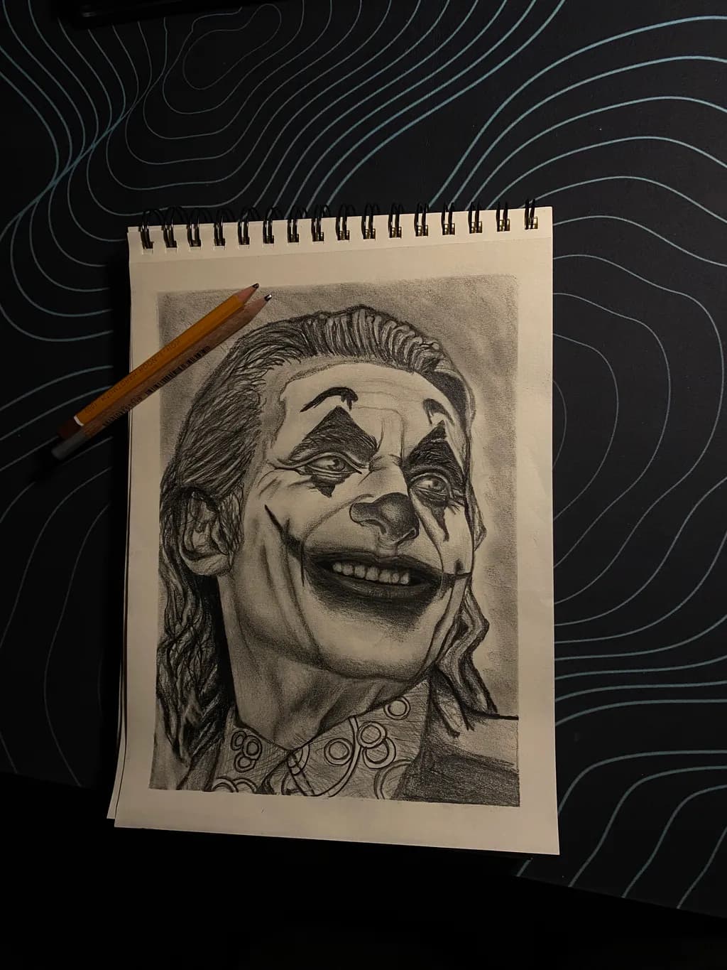 Monochrome Madness: A Clown's Portrait in Shadows and Light