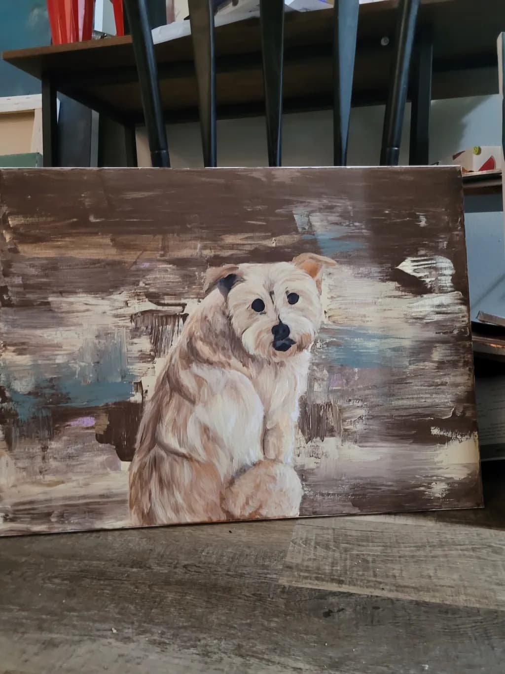 Brown Dog Portrait