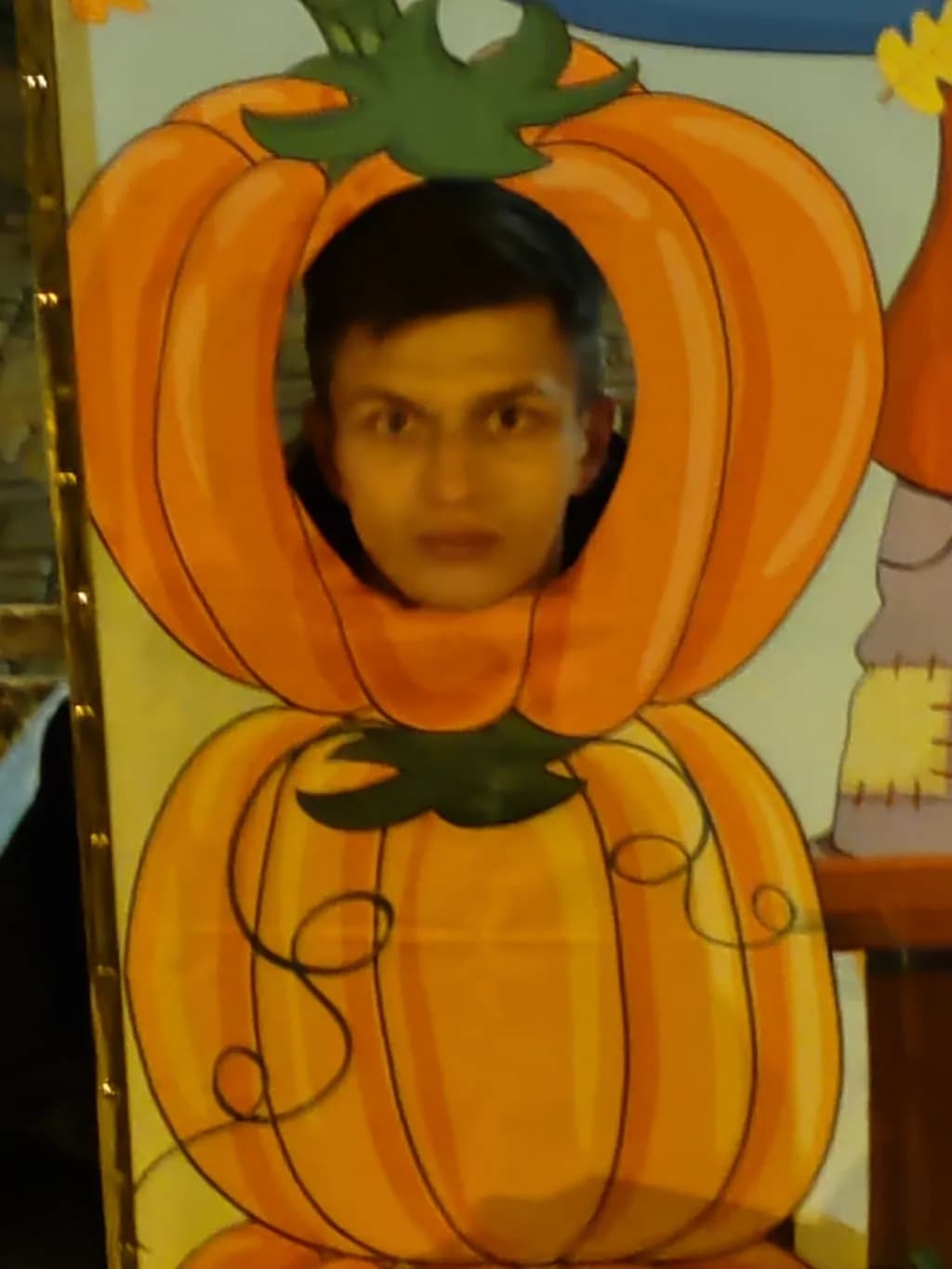 Whimsical Pumpkin Portrait: A Playful Celebration of Festive Fun