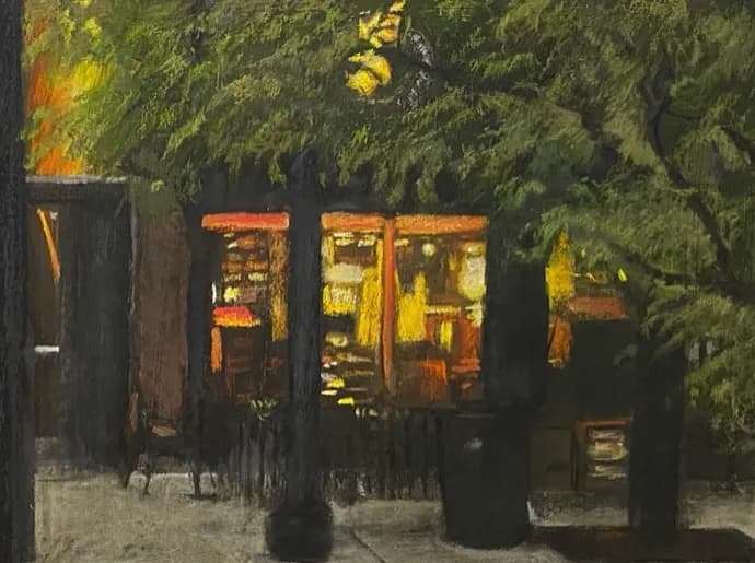 Cozy Café Glow