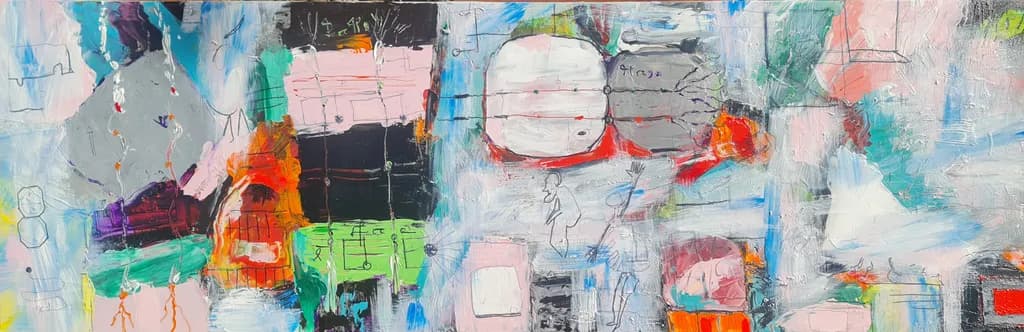 Vibrant Chaos: A Journey Through Color and Form