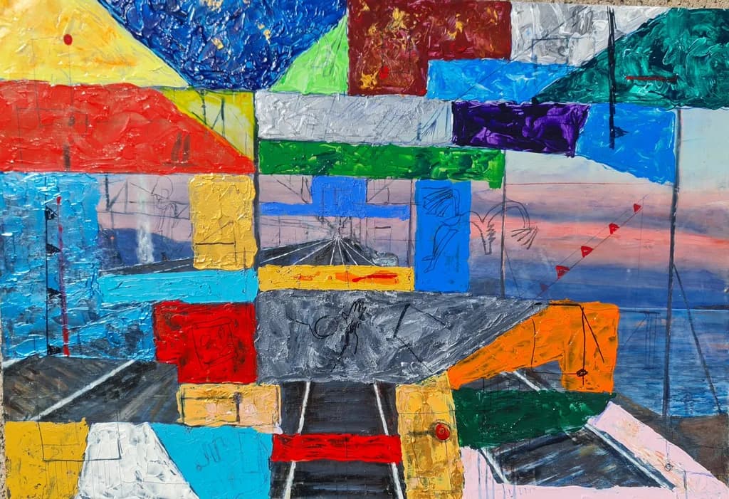 Vibrant Pathways: A Journey Through Color and Form in Abstract Expressionism