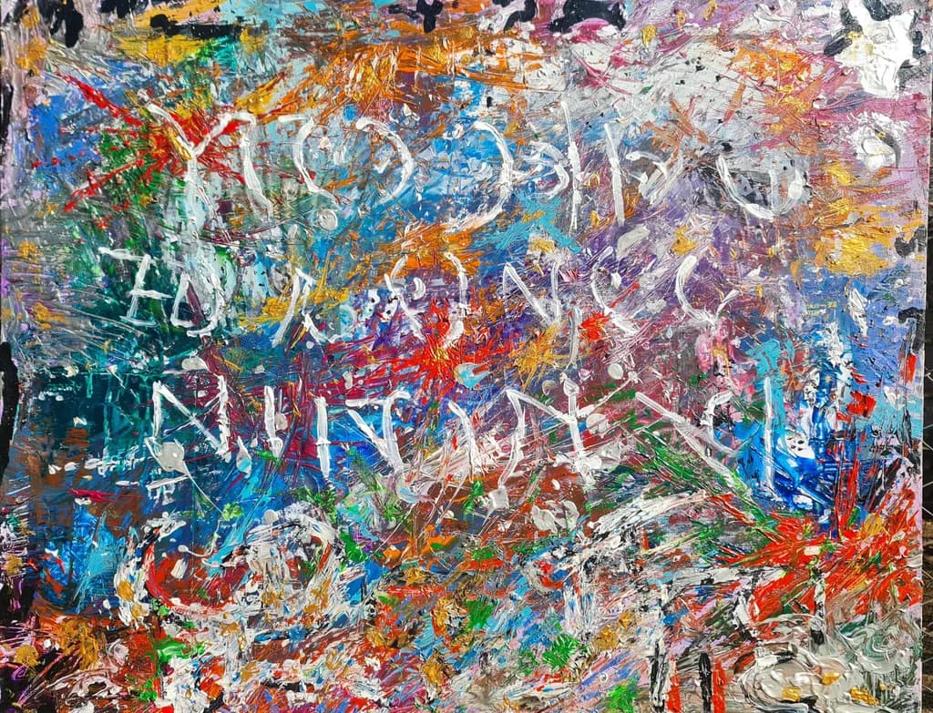 Vibrant Chaos: A Symphony of Color and Emotion in Abstract Expressionism