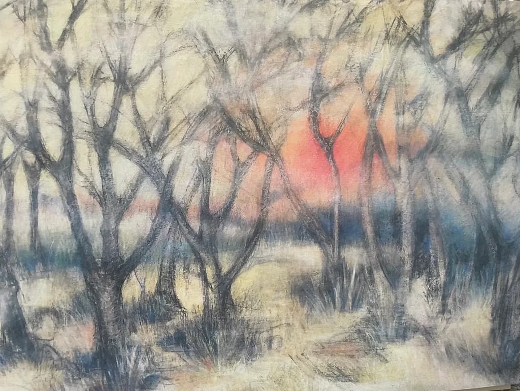 Whispers of Twilight: A Serene Forest Embrace at Dusk