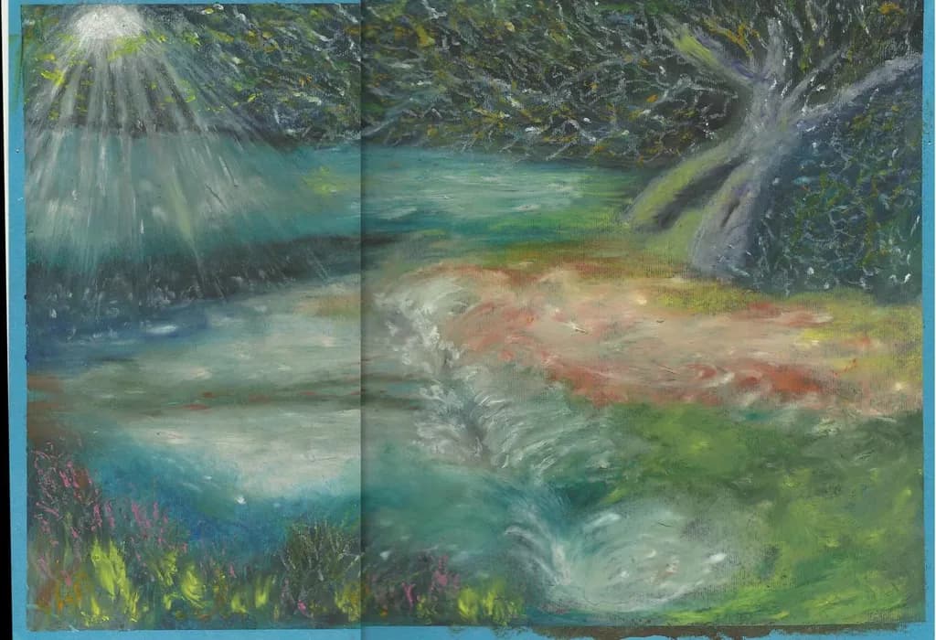 Whispers of Light: A Serene Dance of Water and Nature