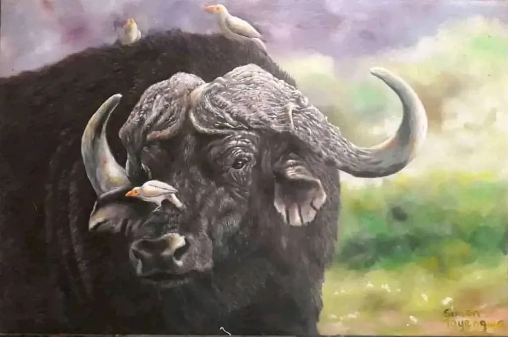 Buffalo and Birds