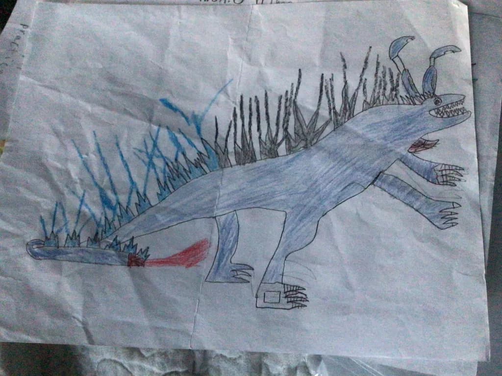 Mystical Beast of the Blue Forest: A Whimsical Creature Unleashed