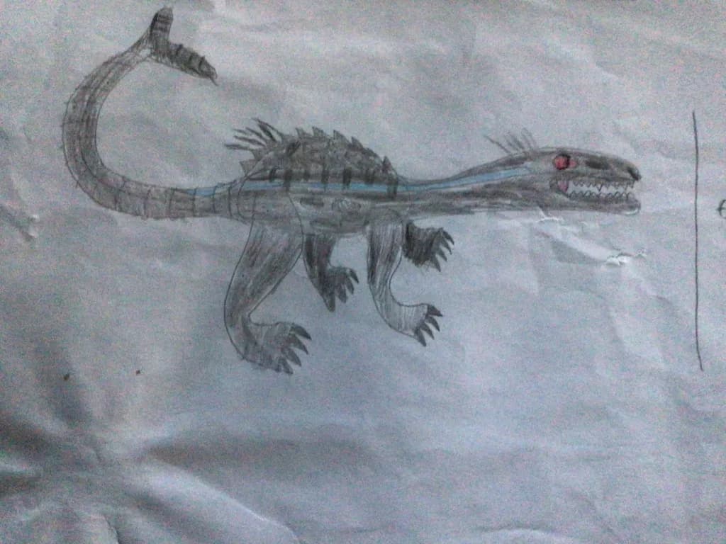 Fierce Fantasy Reptile: A Journey into Imagination's Depths