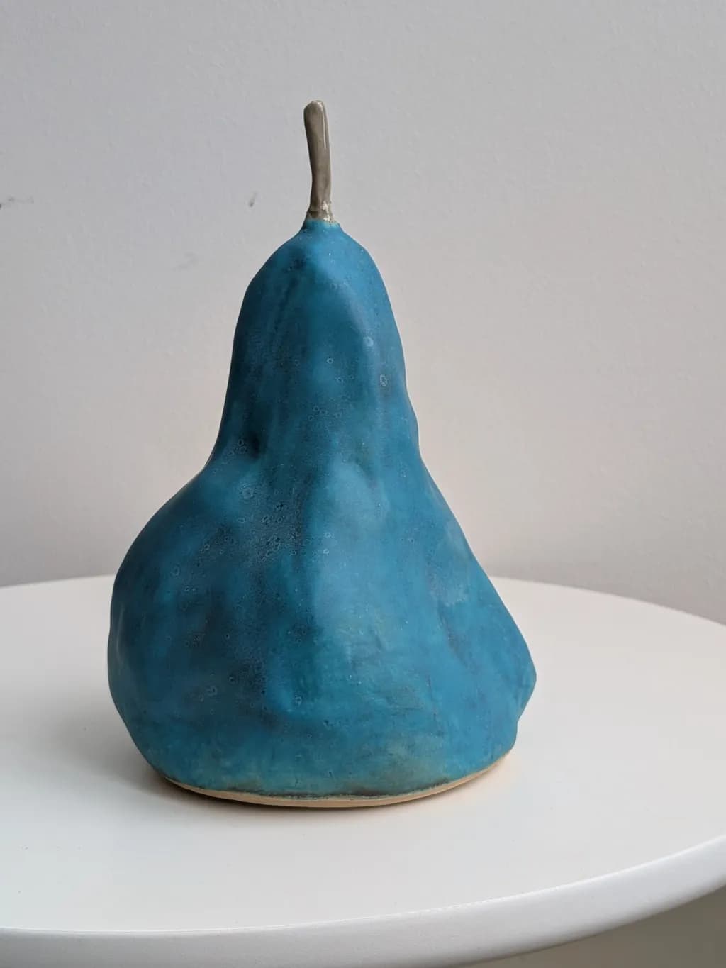 Turquoise Pear Sculpture