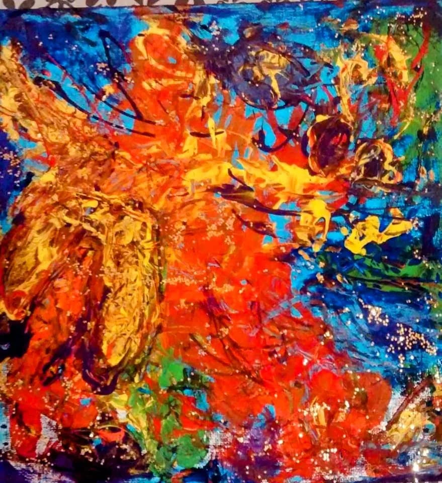 Vibrant Chaos: A Dance of Color and Emotion in Abstract Expressionism
