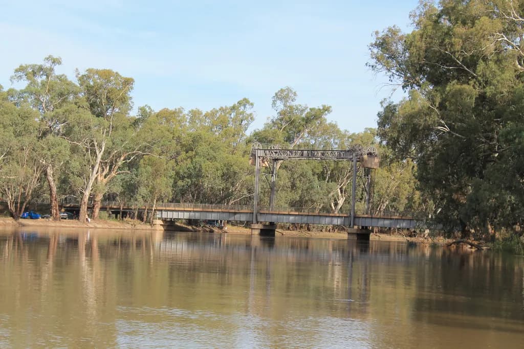 Tranquil Bridge Reflection