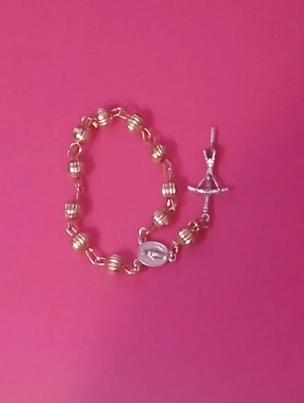 Golden Rosary Chain