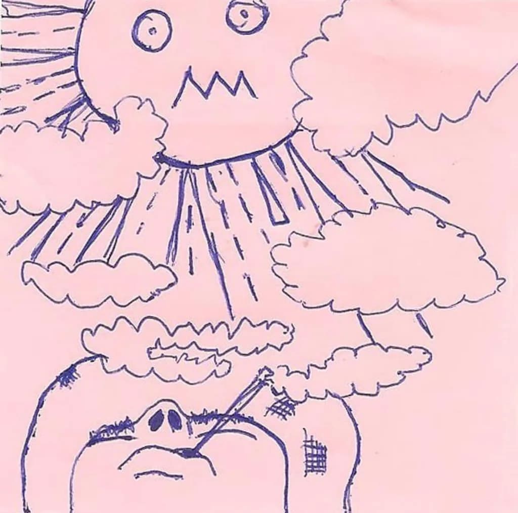 Whimsical Daydreams: A Playful Encounter with the Sun and Clouds