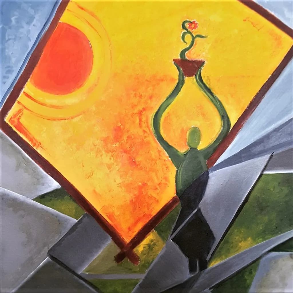 "Embracing Growth: A Journey of Light and Nature"