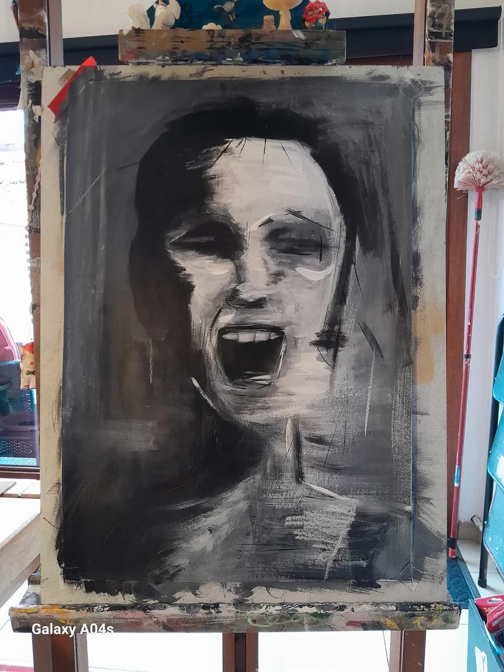 Screaming Face Portrait
