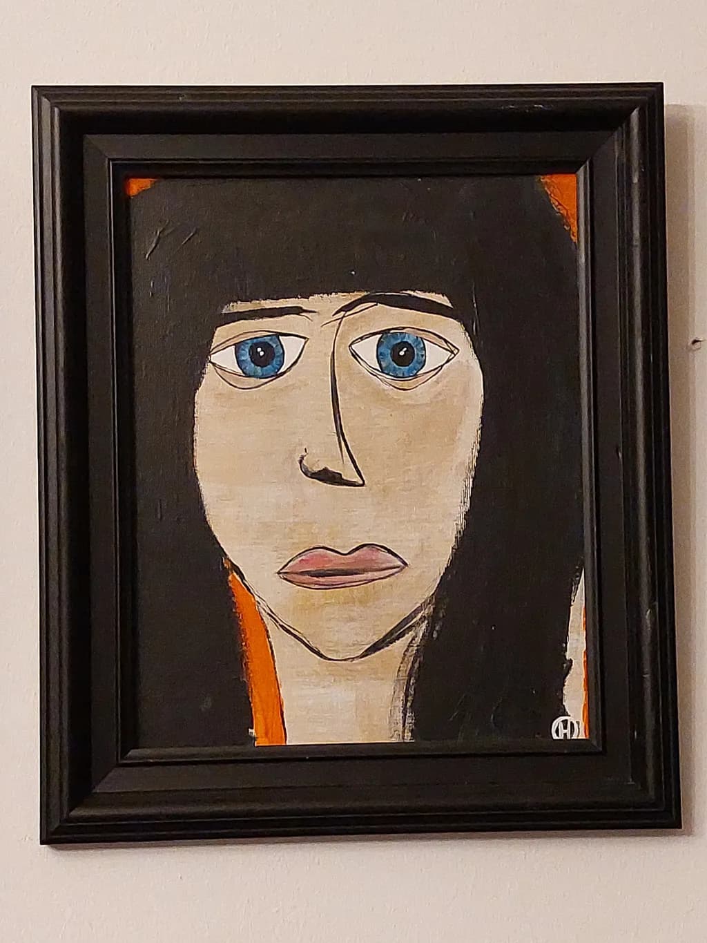 Portrait with Blue Eyes
