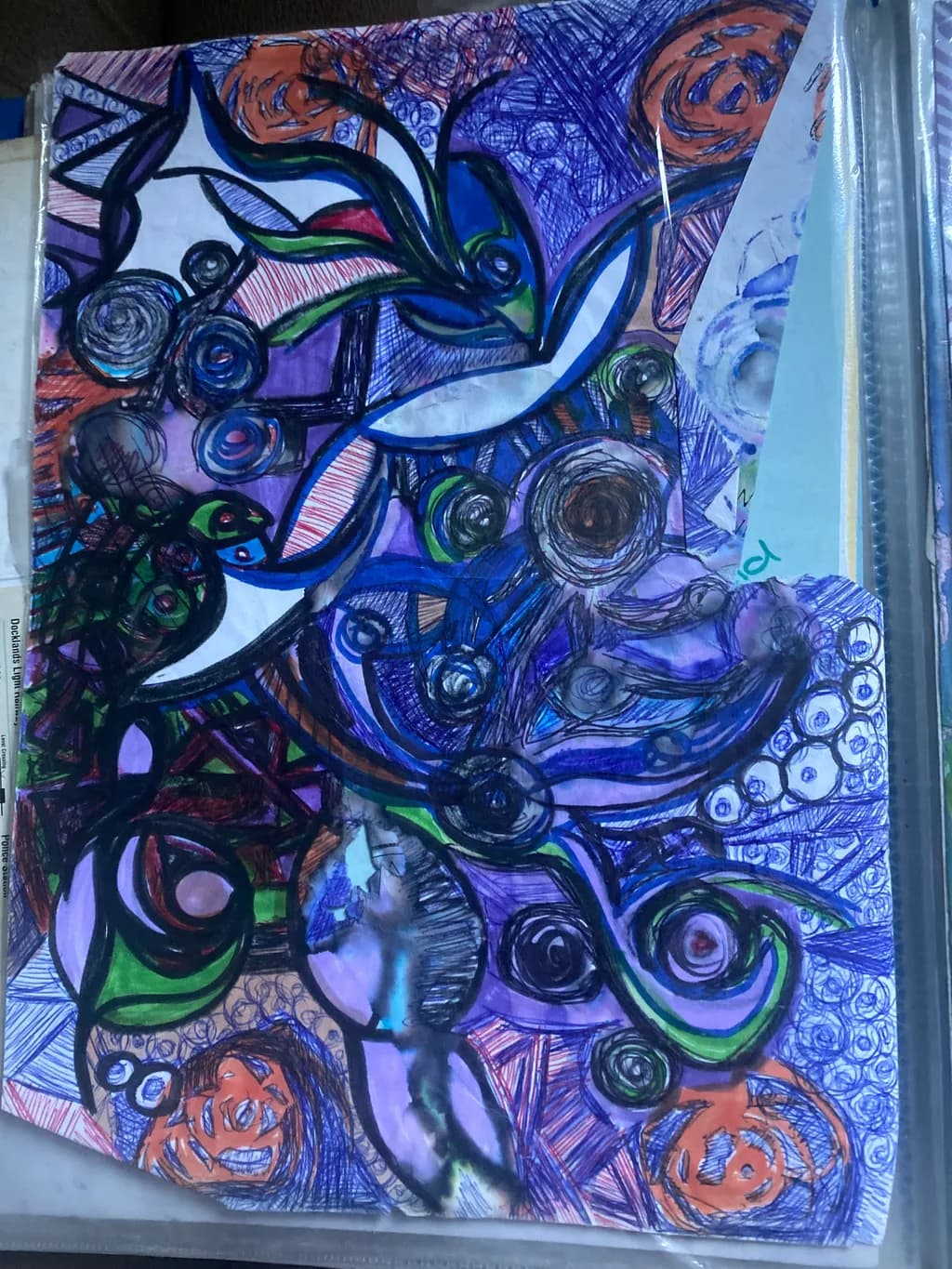 Whimsical Swirls: A Colorful Journey Through Abstract Expressionism