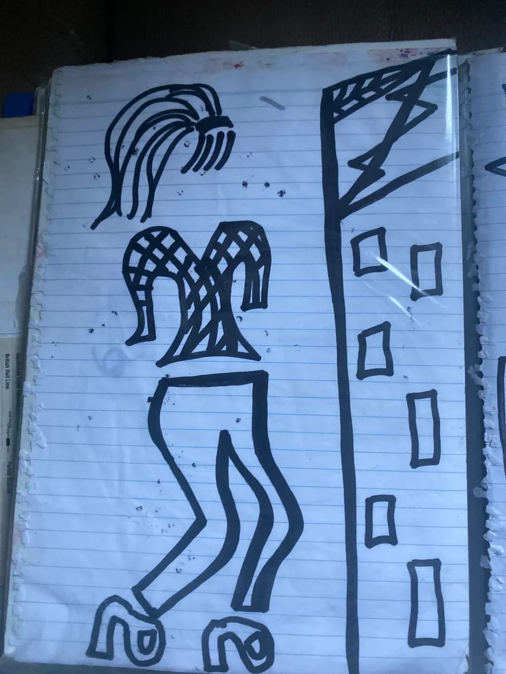 Urban Elegance: A Bold Dance of Lines and Shapes in City Life