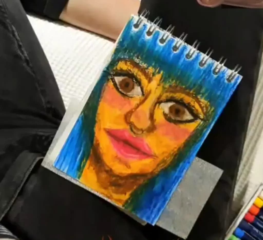 Vibrant Expressions: A Portrait of Color and Emotion
