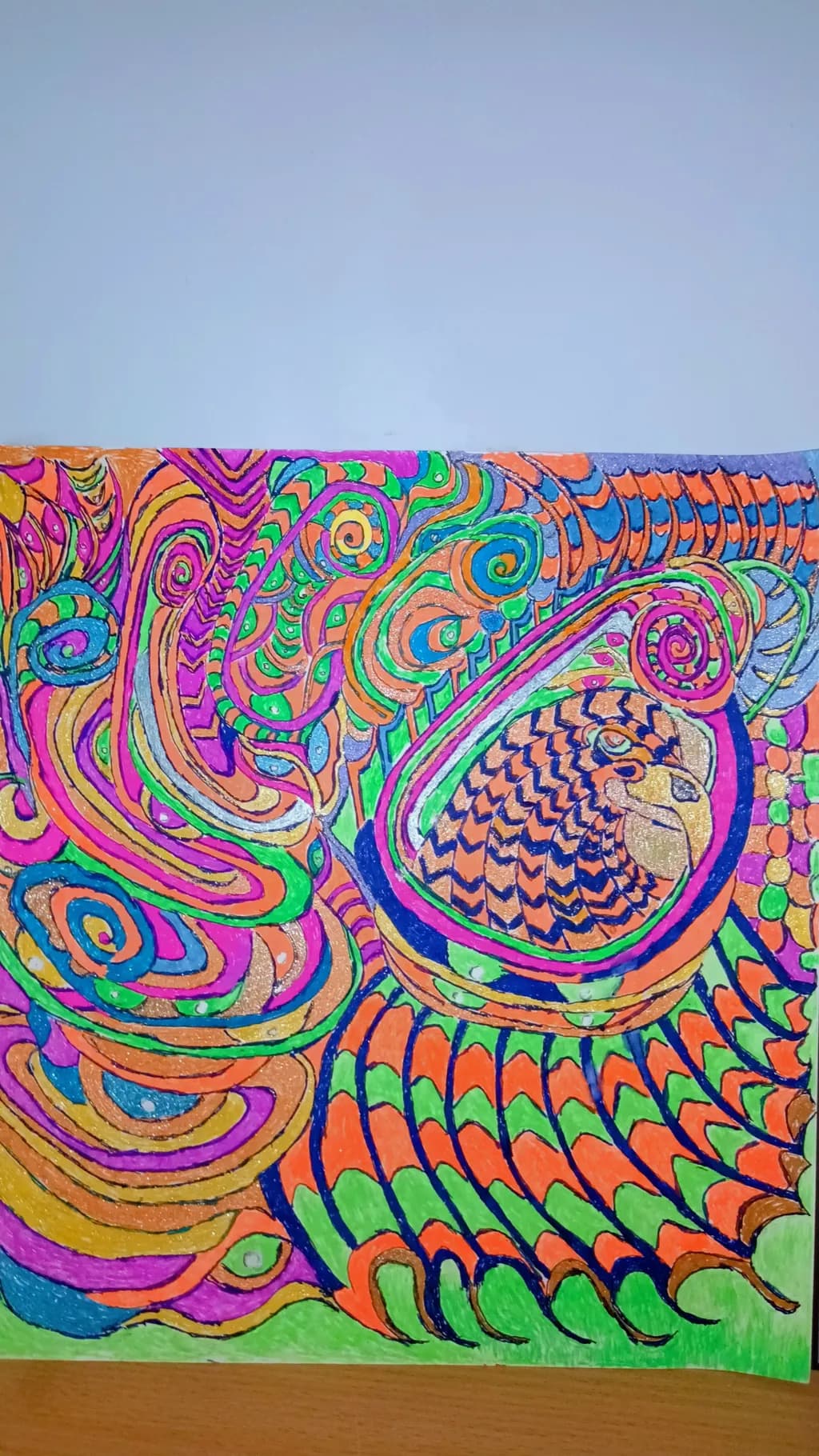Vibrant Whirls: A Colorful Journey Through Abstract Patterns