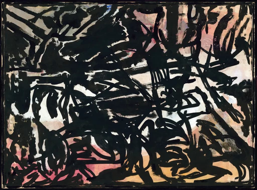 Chaos in Motion: An Abstract Exploration of Form and Color