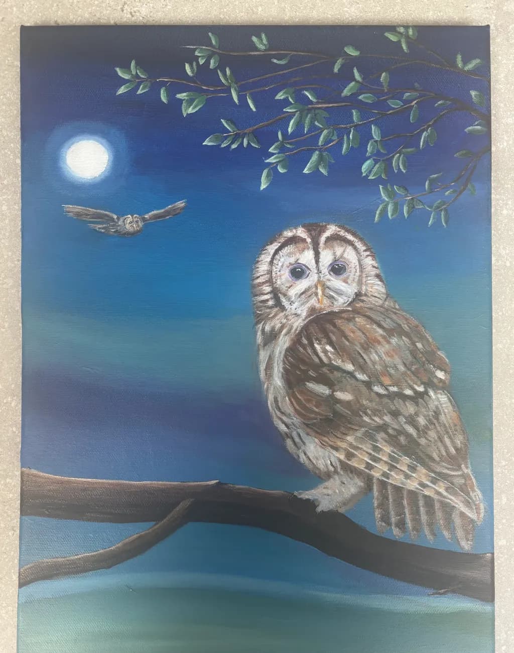Moonlit Owl